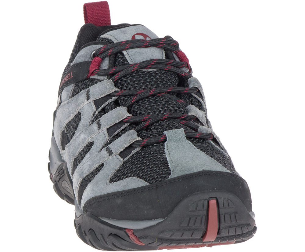 Merrell Vandresko Herre - Alverstone Waterproof Wide Width - Grå/Sort - EDU794053